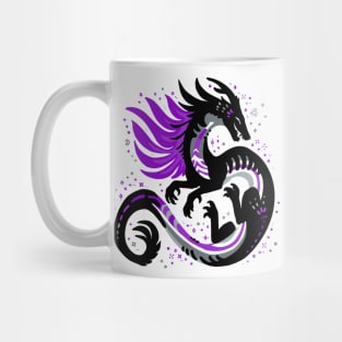 Ace Pride Flag Dragon Mug